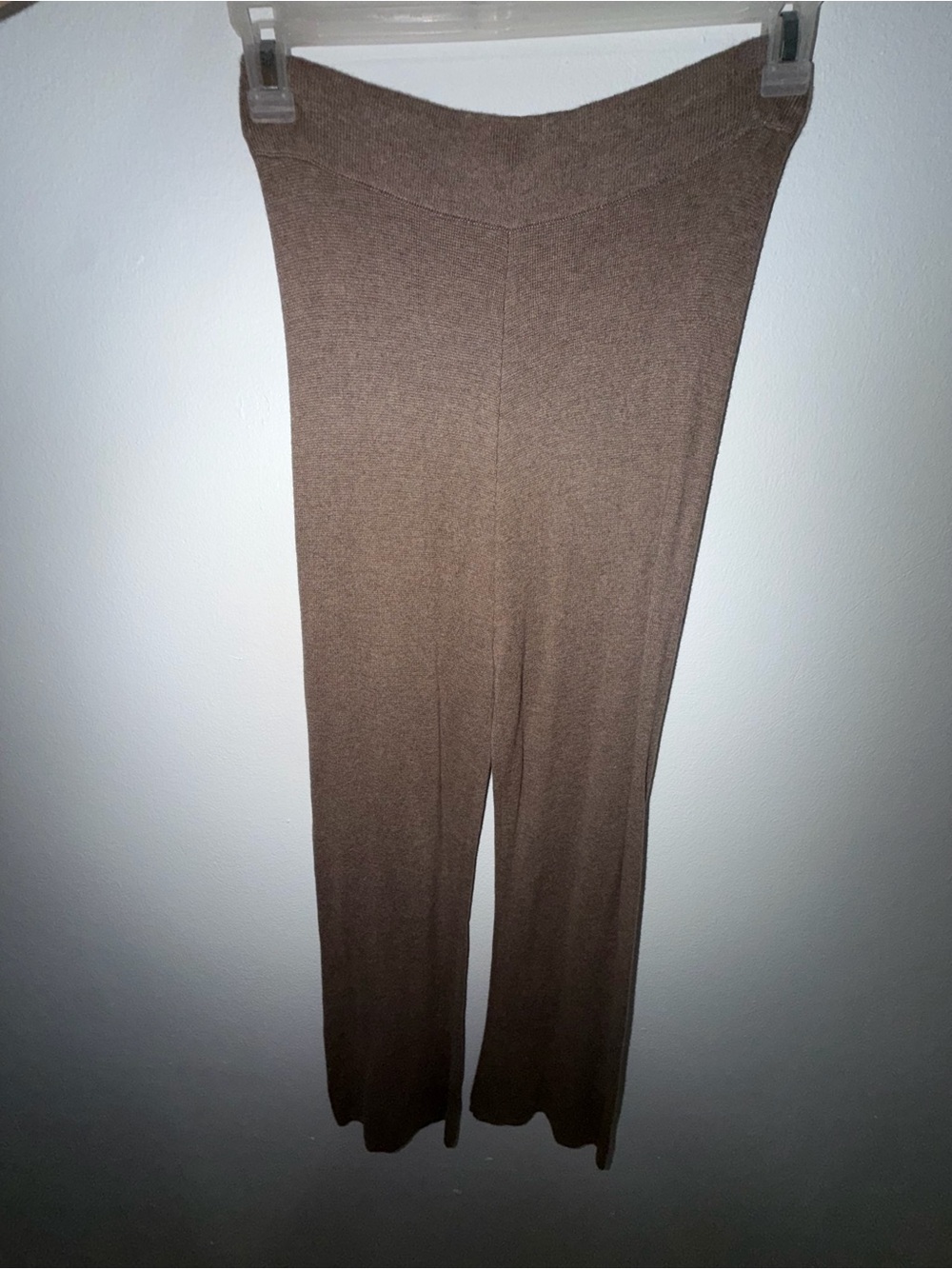 Old Navy Brown Wide-Leg Knit Pants + Sweater Set